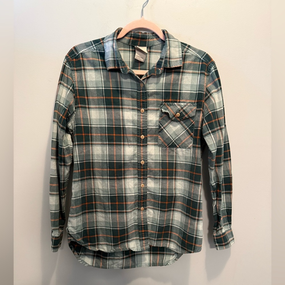 The North Face Plaid Button Down Shirt Women’s Small